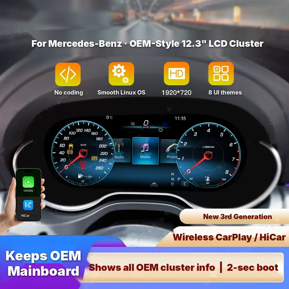 Mercedes-Benz Digital Speedometer