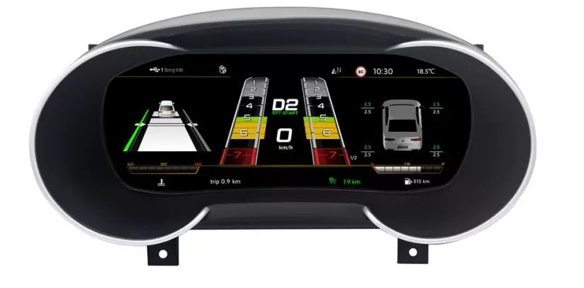 Audi Digital Speedometer